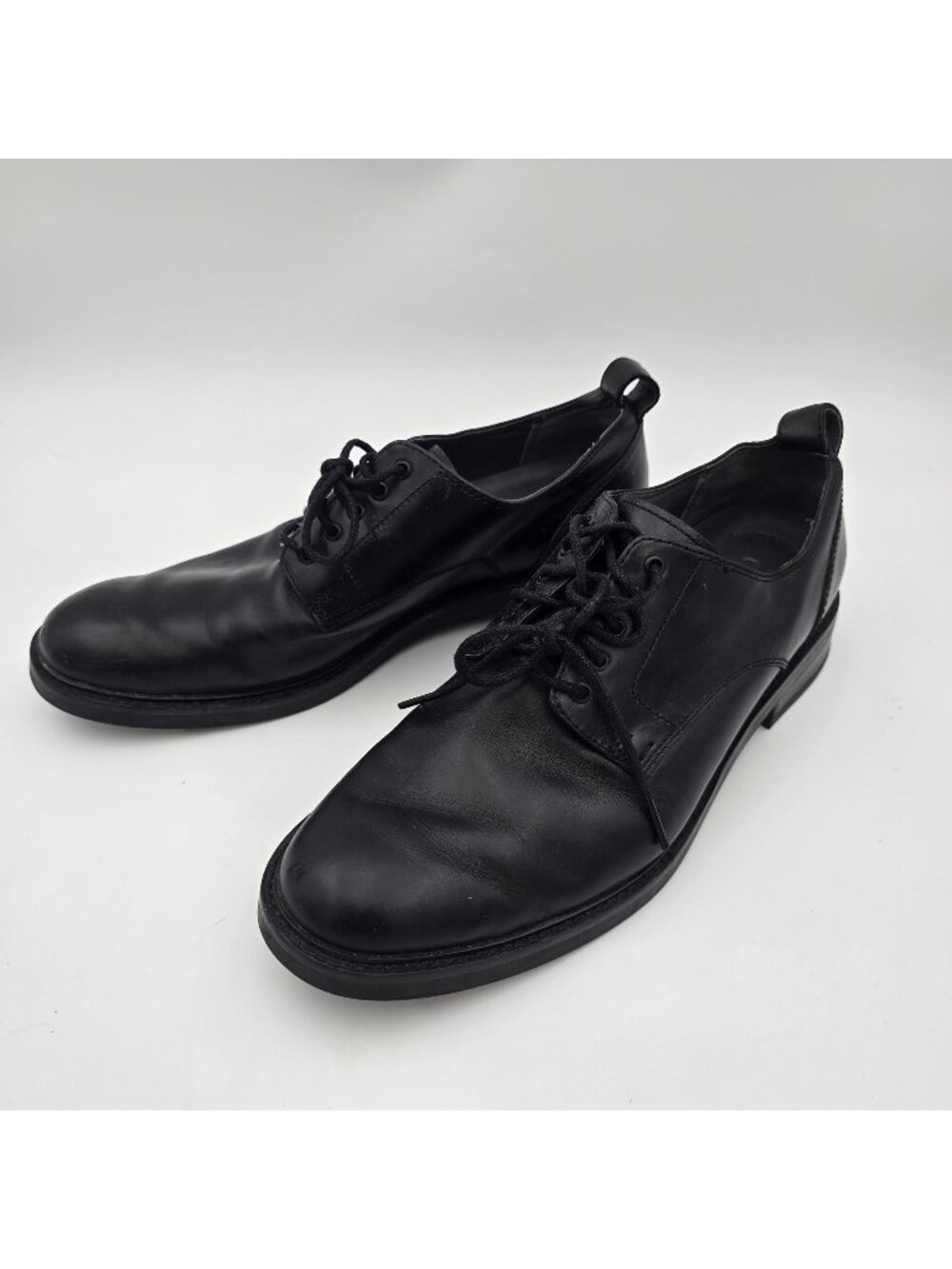 Sperry Mens Gold Cup Oxford Shoes Size 10.5 Black Leather Waterproof Lace-Up